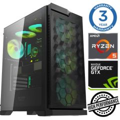 INTOP Ryzen 5 5600X 32GB 1TB SSD M.2 NVME GTX1650 4GB no-OS