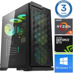 INTOP Ryzen 5 5500 32GB 500SSD M.2 NVME GTX1650 4GB WIN11