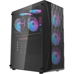 Computer case Darkflash DK352 MESH + 4 aRGB fans (black)