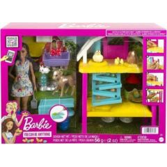 Mattel Lalka Barbie Barbie Lalka Barbie Farma radosnych kurek Zestaw HGY88