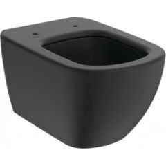 Ideal Standard pods Tesi Aquablade, stiprināms pie sienas, 365x535 mm, silk black
