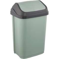 Keeeper Ведро для мусора с поворотной крышкой 25 л Swantje 33,5x25,5x53,5 см зеленое