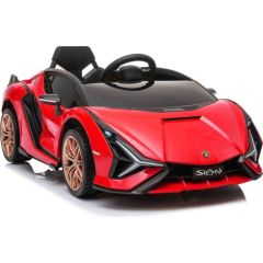 Lean Cars Electric Ride On Car Lamborghini Sian Red