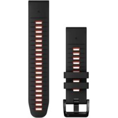Garmin Quickfit 22 mm Ремешок для часов, Черный/пламенно-красный