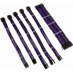 PSU Kabeļu Pagarinātāji Kolink Core 6 Cables Black / Titan Purple