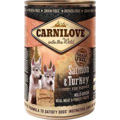 Carnilove Carnilove Dog Wild Meat Salmon & Turkey Puppy - łosoś i indyk puszka 400g