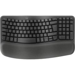 LOGITECH Wave Bluetooth ergonomic keyboard - GRAPHITE - NORDIC