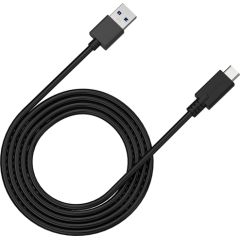 CANYON UC-4, Type C USB 3.0 standard cable, Power & Data output, 5V 3A 15W, OD 4.5mm, PVC Jacket, 1.5m, black, 0.039kg