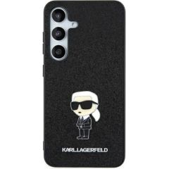 Karl Lagerfeld Samsung  Galaxy A35 hardcase Fixed Glitter Ikonik Logo Metal Pin Black