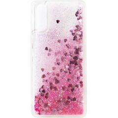 Evelatus Samsung  A50 Shining Quicksand Case Pink