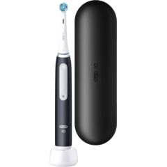 Braun Oral-B iO Series 3 Matt Black with Travel Case, Electric Toothbrush (Black, Matt Black)