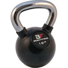 Svaru bumba ar gumijas apvalku Bauer Fitness AC-1256 16kg