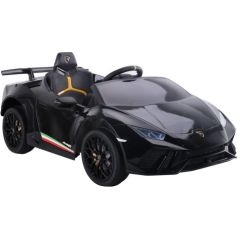 Lean Cars Electric Ride On Car Lamborghini Huracan Black