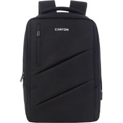 CANYON backpack BPE-5 Urban USB 15.6'' Black