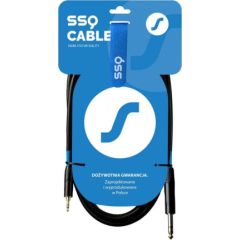 SSQ MiJS2 - Cable Jack Stereo 3,5 mm - Jack stereo 6,3 mm, 2 m