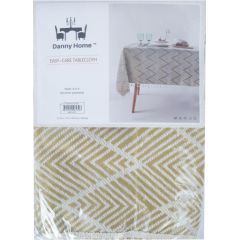 Tablecloth EASY CARE 140x180cm, golden with tassel