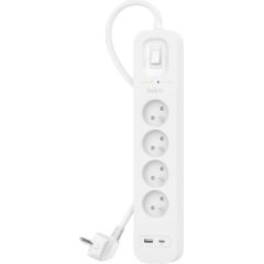 Belkin SRB001CA2M surge protector White 4 AC outlet(s) 2 m