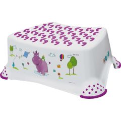 KEEEPER Step stool "Hippo" white 8642