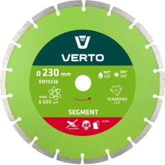 Dimanta griešanas disks Verto 61H3S9; 230 mm