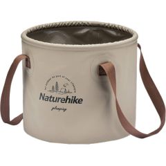 Naturehike 10L round collapsible bucket NH20SJ040 light brown