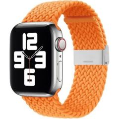 iLike Apple  Watch 42/44/45mm Braided Fabric Strap Orange