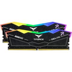 Team Group DDR5 32GB - 7800 - CL - 38 - Dual-Kit - DIMM - FF3D532G7800HC38DDC01, Delta RGB, XMP, black