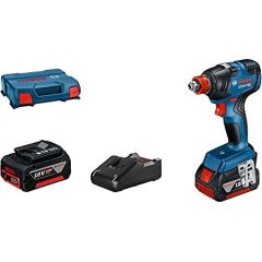 Bosch Cordless Impact Wrench GDX 18V-200 Professional, 18V (blue/black, 2x Li-Ion battery ProCORE18V 4.0Ah, L-Case)