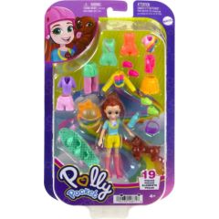 Mattel Polly Pocket: Medium Pack - Sports-Skate Pack Doll with Pet (HKV90)