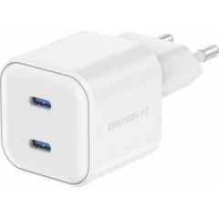 Swissten GaN PD 2x USB-C 3арядное устройство 20W