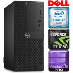 DELL 3050 Tower i7-7700 16GB 256SSD M.2 NVME GT1030 2GB WIN10Pro