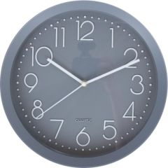 Wall clock HOLLY D30cm, grey