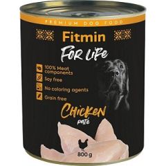 FITMIN for Life Chicken Pate - Wet dog food - 800 g