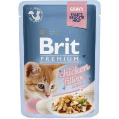 BRIT Premium with Chicken Fillets - wet cat food - 85g