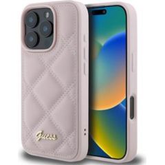 Guess GUHCP16LPSQSQSP Aizmugurējais Apvalks Priekš Apple iPhone 16 Pro