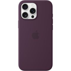 Apple iPhone 16 Pro Max Silicone Case with MagSafe Plum