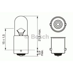 Bosch Pagrieziena rādītāja spuldze 1 987 302 207