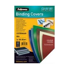 Fellowes Binding cover (leather pattern) DELTA A3 black - FSC, 100 pcs