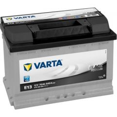 Varta BLACK E13 70Ah 640A (EN) 278x175x190 Startera akumulatoru baterija