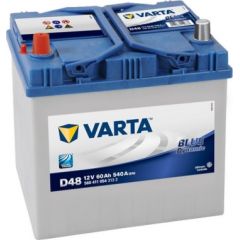 Varta D48 Blue 60Ah 540A (EN) 232x173x225 12V Akumulators