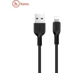 Hoco X20 Ultra Прочный-Мягкий Универсальный Lightning на USB 1m Кабель Данных и Быстрого Заряда (MD818) Черный