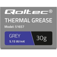 Qoltec Thermal paste 5.15W/m-K | 30g | grey