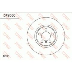 TRW Bremžu disks DF8050