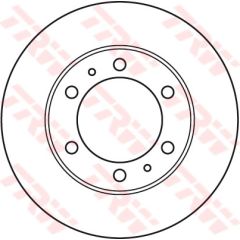 TRW Bremžu disks DF4917