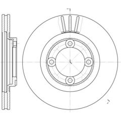 Delphi Bremžu disks BG2548