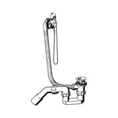 Viega Odpływ wannowy z łańcuszkiem (703127)