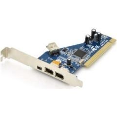 Digitus Add-On Card Firewire(400) PCI, 2x6pin. 1x4pin Int., 1x6pin Ext. IEEE139a