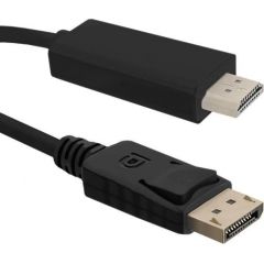 Qoltec Cable DisplayPort v1.2 / HDMI | 4Kx2K | 2m