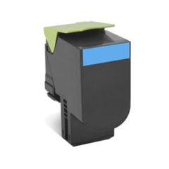 Lexmark 70C2HCE Cartridge, Cyan, 3000 pages