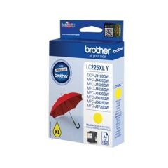 Brother LC225XLY Ink Cartridge, Yellow