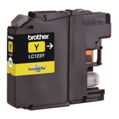 Brother LC123Y Ink Cartridge, Yellow